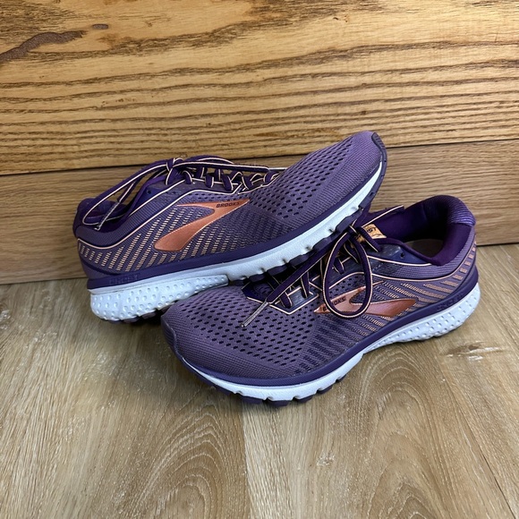 Brooks Ghost 12 Shoes Womens Size 8 Purple Running DNA Loft Neutral 120305 - Picture 3 of 9